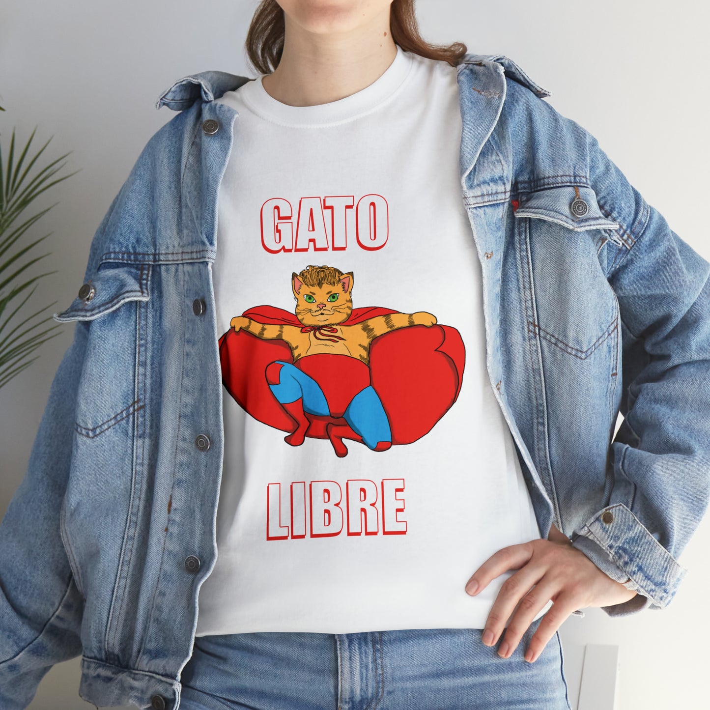 "GATO LIBRE" Unisex Heavy Cotton Tee