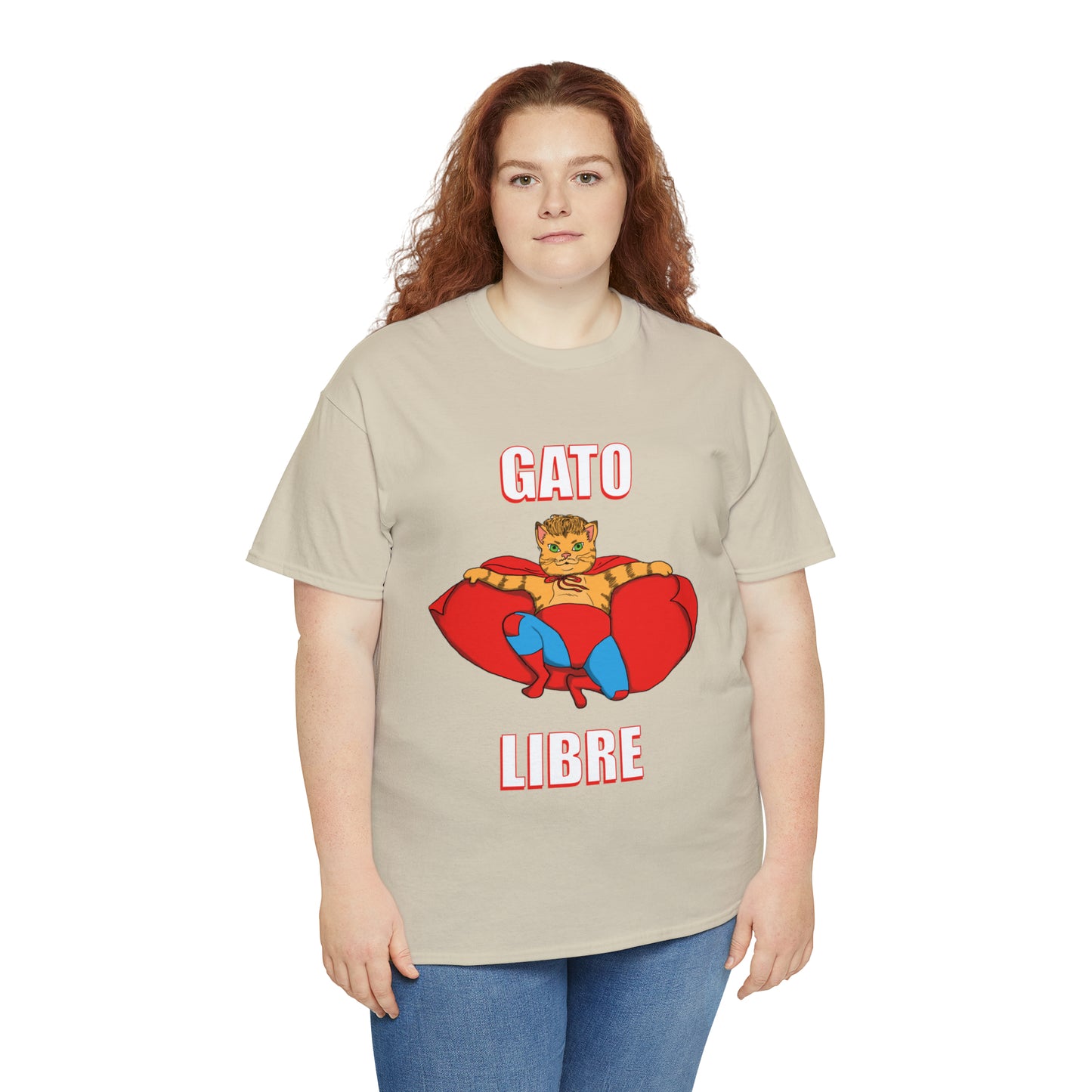 "GATO LIBRE" Unisex Heavy Cotton Tee