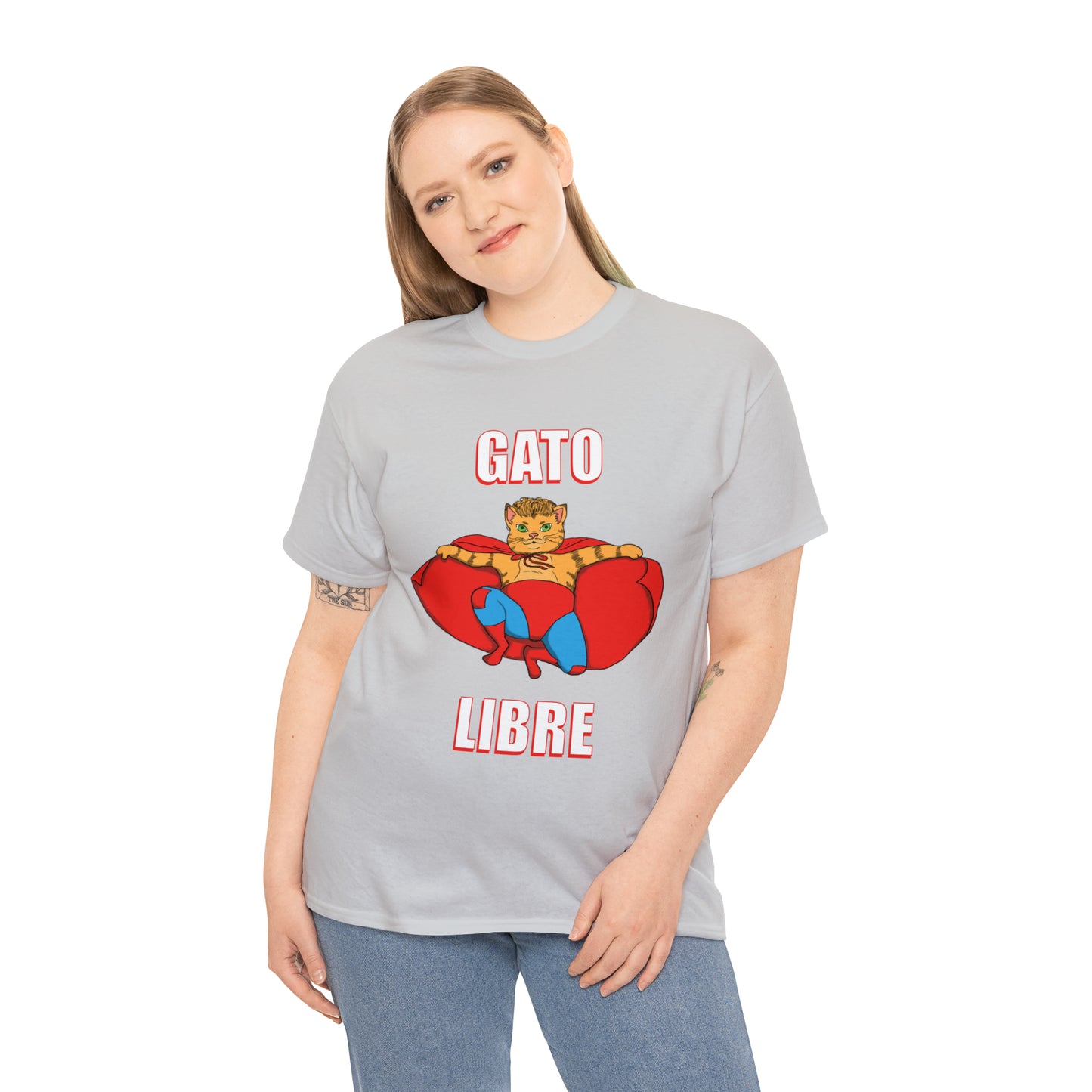 "GATO LIBRE" Unisex Heavy Cotton Tee