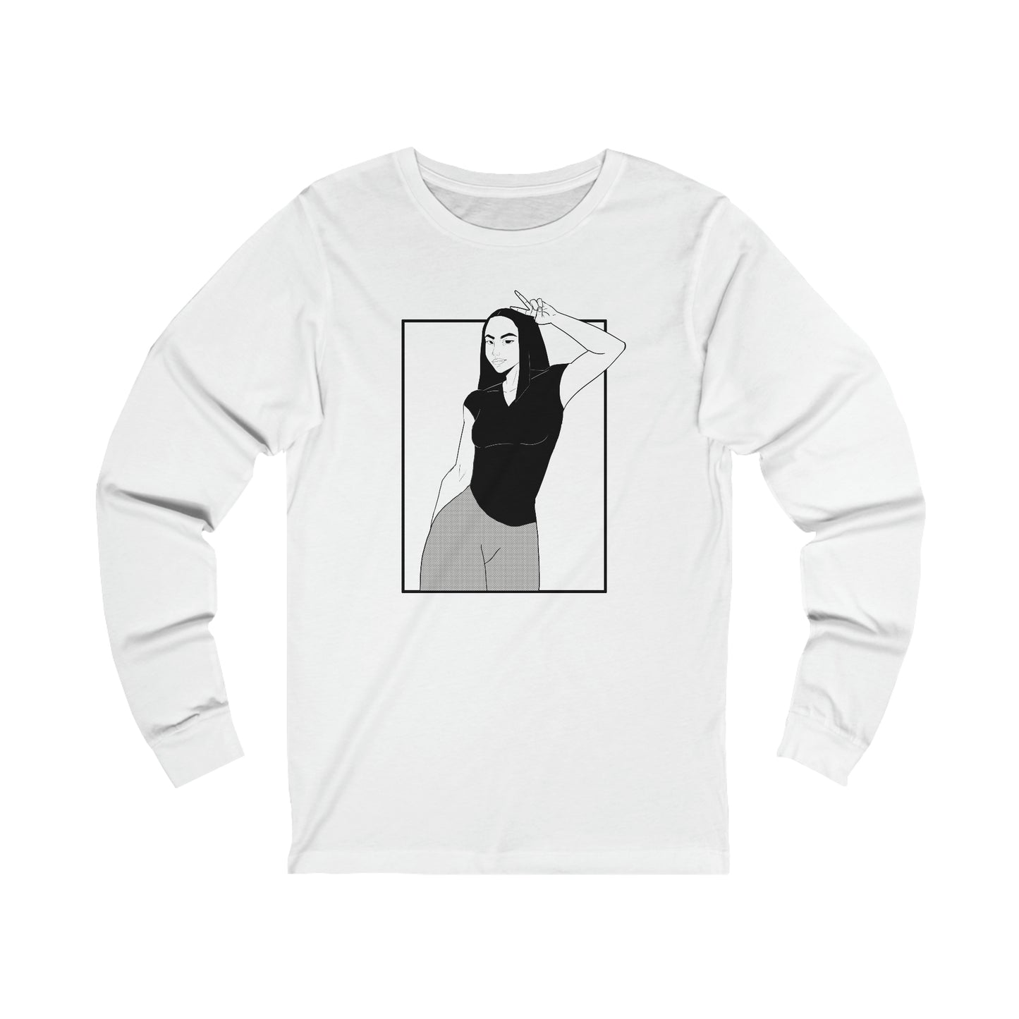 "Pose" Unisex Jersey Long Sleeve Tee