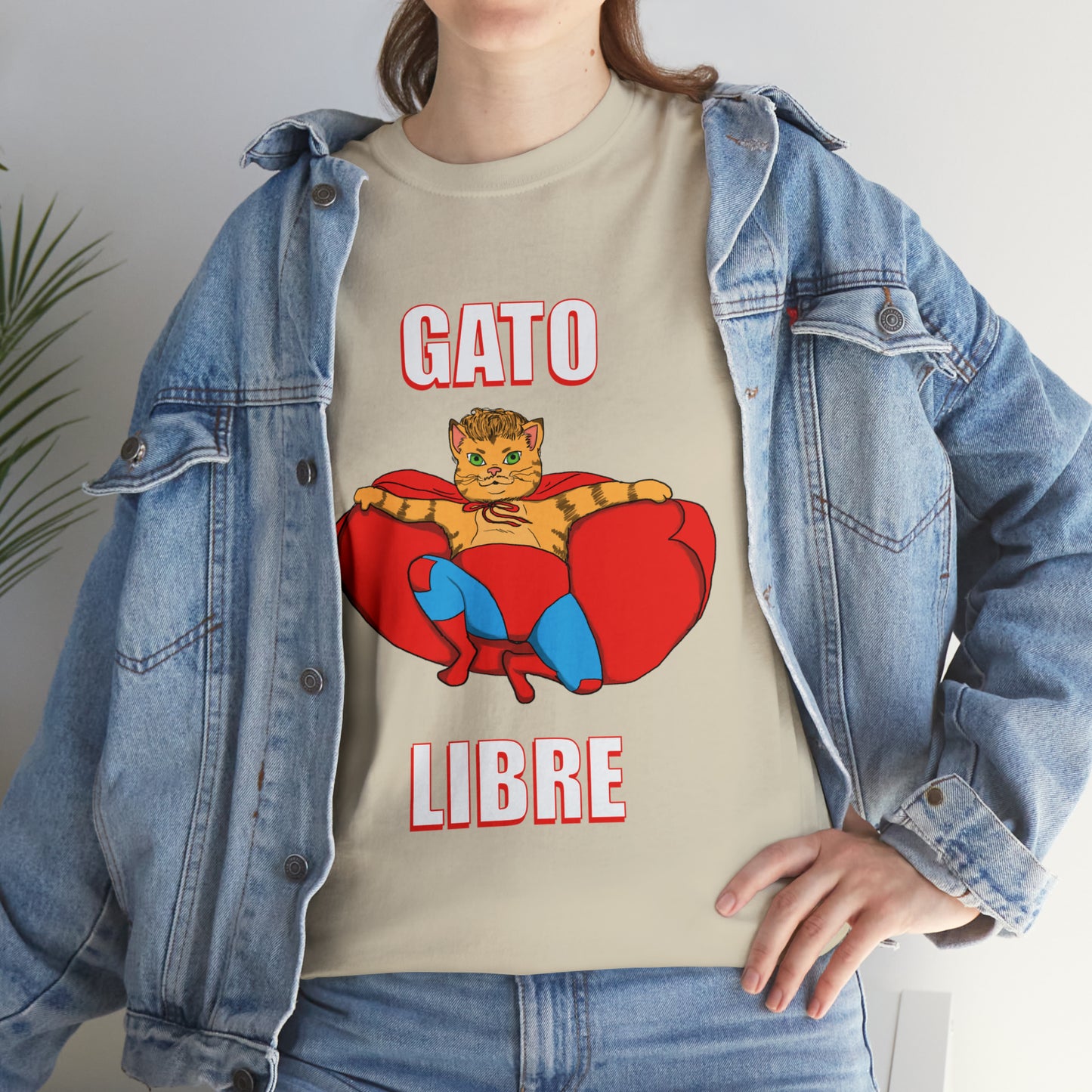 "GATO LIBRE" Unisex Heavy Cotton Tee